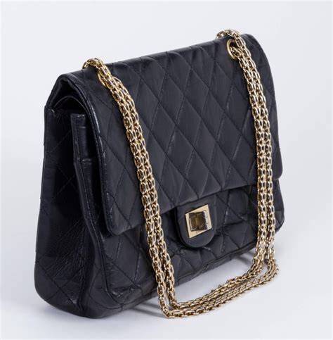 chanel reissue black gold 266|coco Chanel reissue bag.